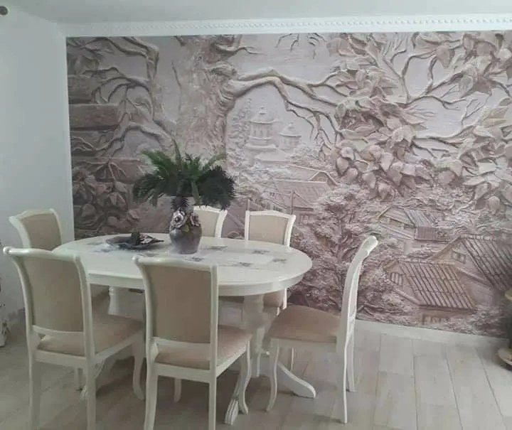 Set LID 113 masa 200-240-280 CM cm + 6 scaune alb