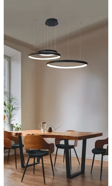 Azzardo AZ5027 - Lustră LED pe cablu AMANDA LED/150W/230V negru