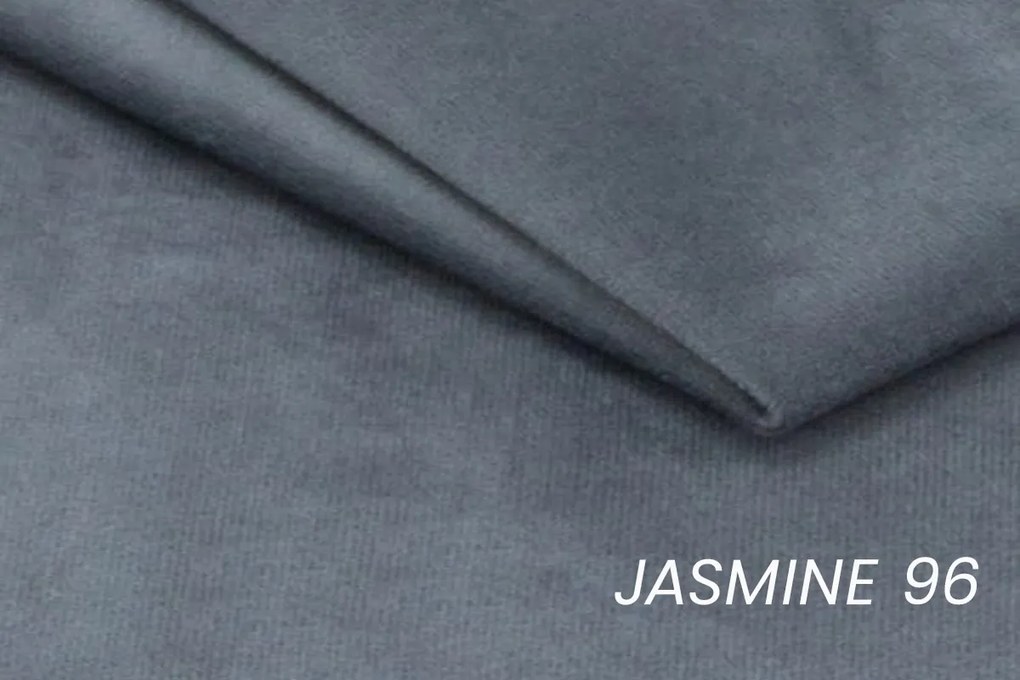 Colțar extensibil Laksaro pe dreapta - catifea gri Jasmine 96