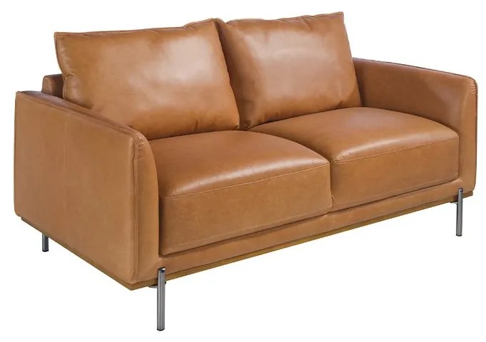 Canapea 2 locuri eleganta, design LUX Buffalo brown