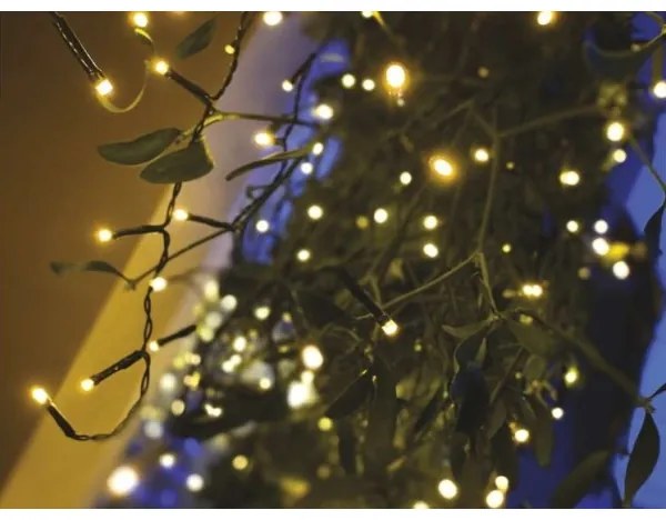 Instalație LED de Crăciun de exterior 600xLED/8 moduri 15m IP44 alb cald