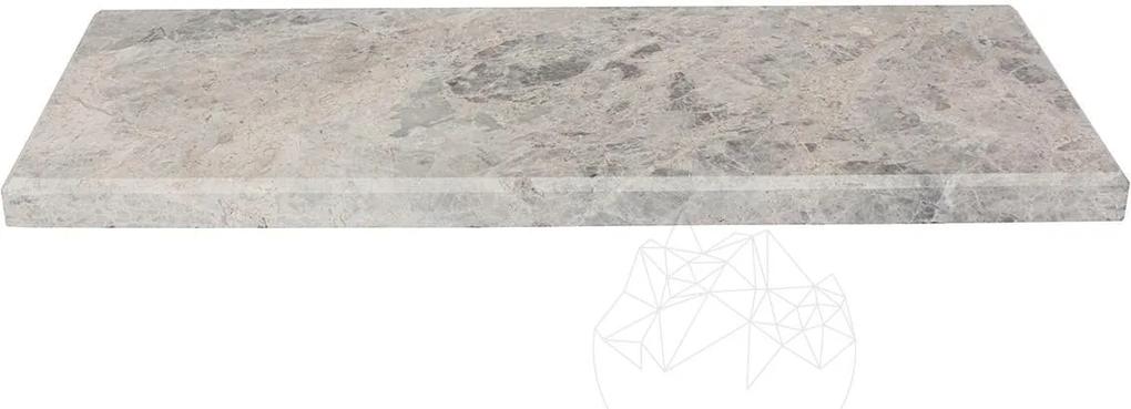 Etajera/Raft Marmura Tundra Emperador - 40 x 14.5 x 2 cm