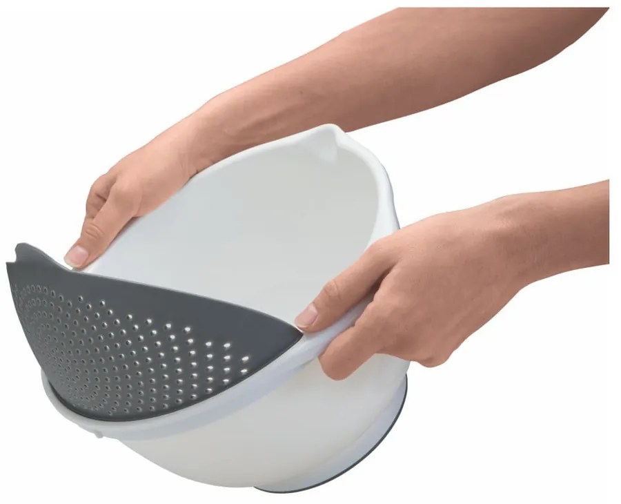 Bol cu strecurătoare 2 în 1 Metaltex, Ø 28 cm