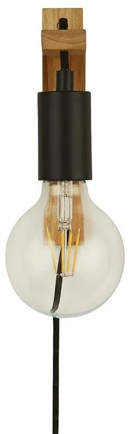 Aplica de perete din lemn design rustic Woody