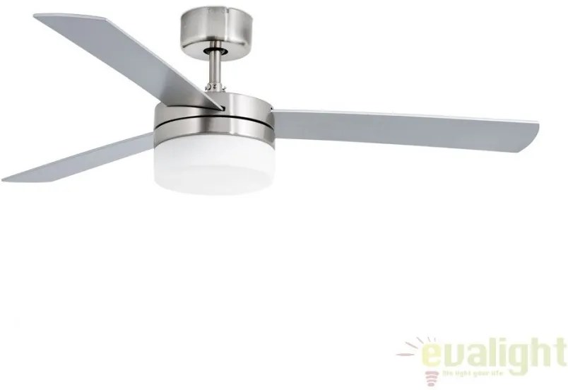 Lustra cu ventilator si telecomanda PANAY nichel 33608