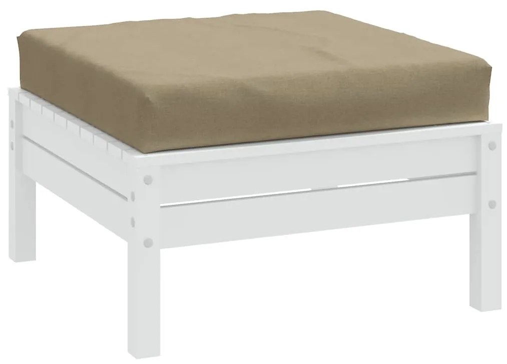 vidaXL Pernă pentru paleți, melanj gri taupe, 60x60x9,5 cm, textil
