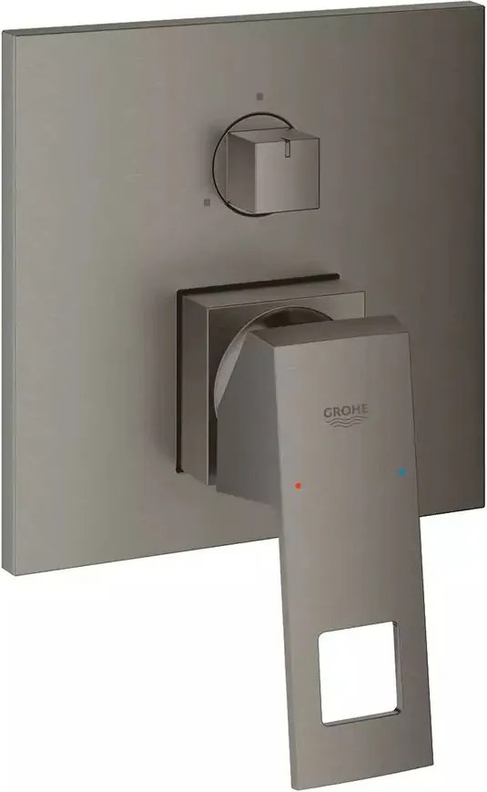 Baterie cada - dus incastrata Eurocube 3 iesiri antracit periat Hard Graphite fara corp ingropat