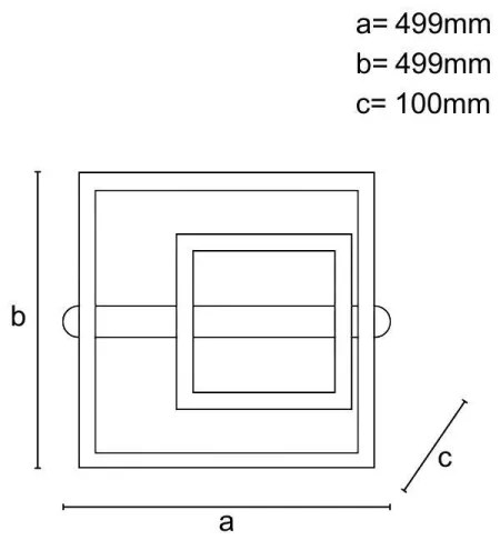 Plafonieră LED dimabilă 95W/230V 3000-6500K + telecomandă