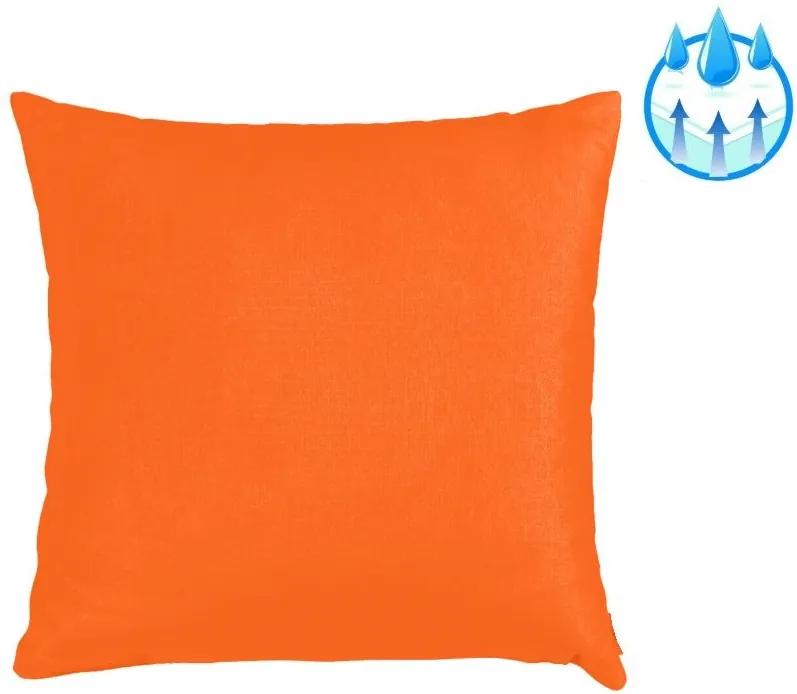 Perna decorativa pentru balansoar sau sezlong, material impermeabil, 40x40 cm, culoare orange