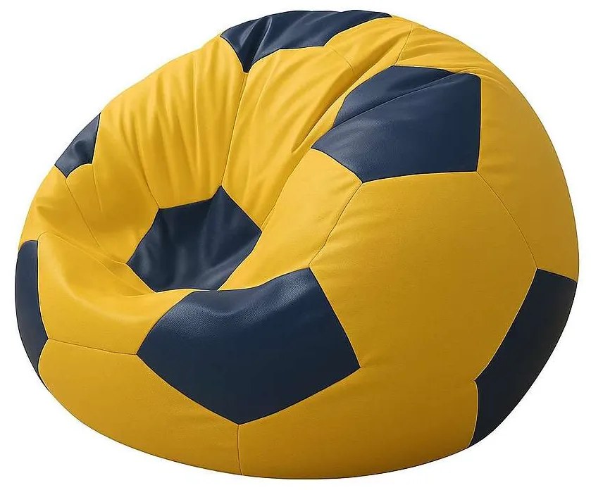 Fotoliu puf Futbalocu (galben + albastru). 1127402