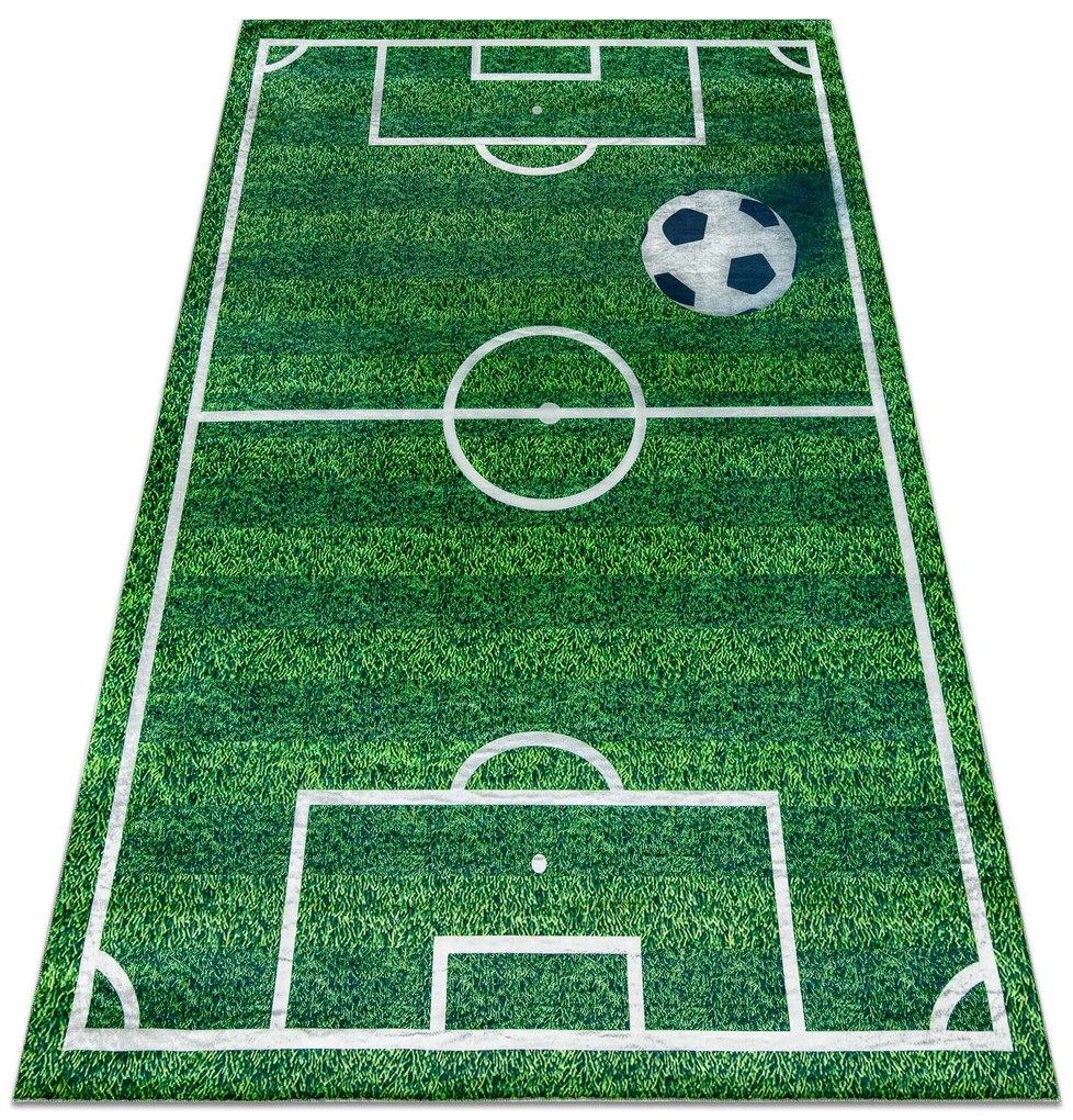 BAMBINO 51760 covor lavabil Teren, fotbal pentru copii anti-alunecare - verde