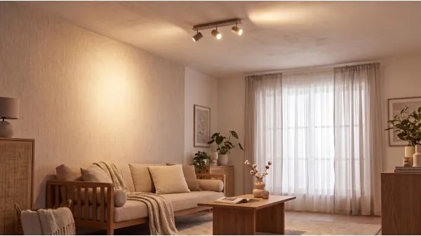 Kanlux 90782 - Corp de iluminat tip spot EVALO 3xGU10/10W/230V bej/auriu