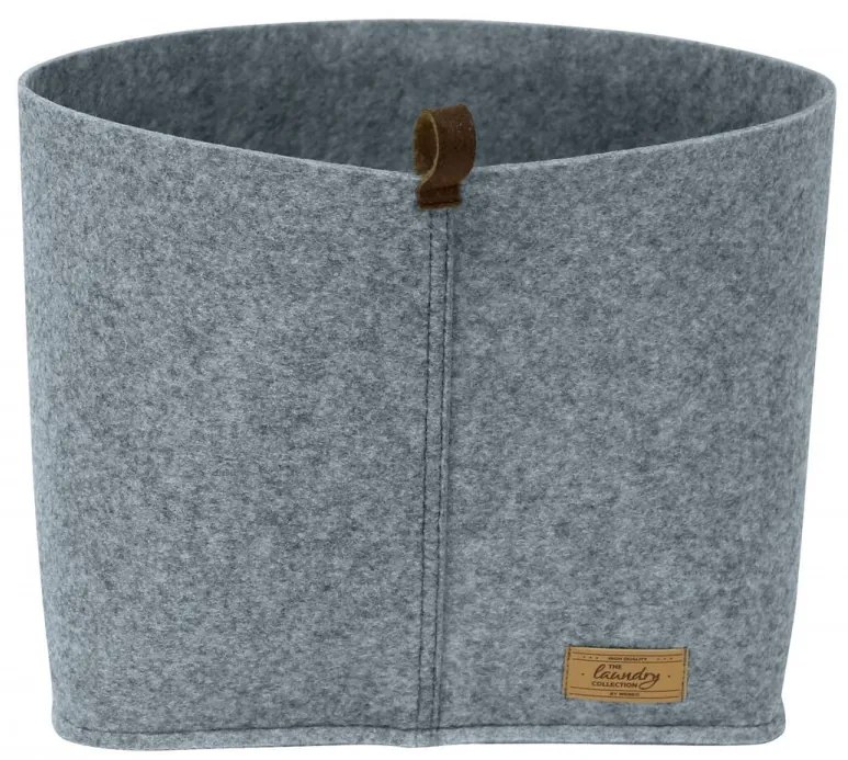 Cos depozitare, Wenko, Feli M, 6.1 L, 24 x 16 x 16 cm, poliester, gri