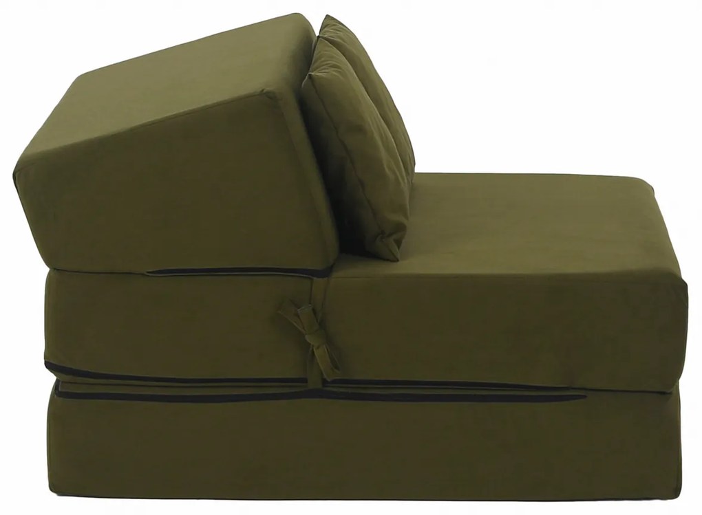 Scaun pliant/saltea PELOS, verde