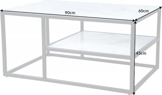 Masuta de cafea design modern Elegance 90cm