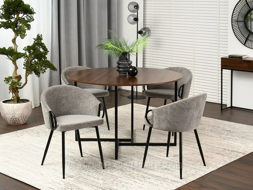 Scaun Carma K (gri + negru). 1111002