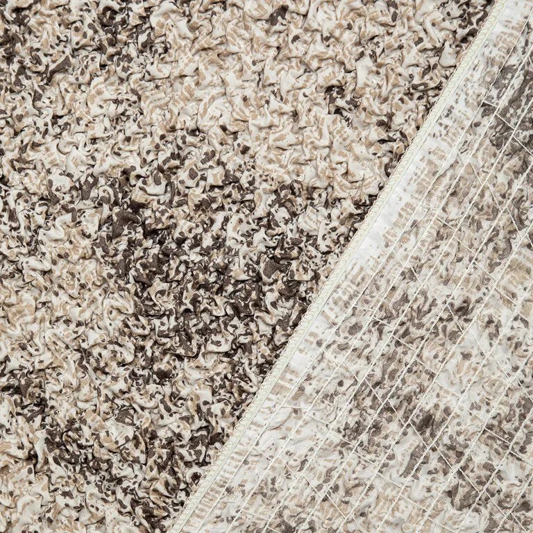 Huse bielastice MARMO bej fotoliu clasic (l. 60 - 110 cm)