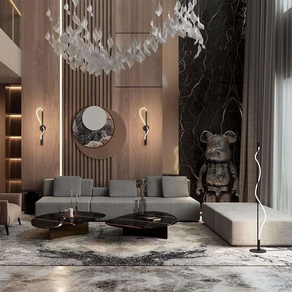 Lampadar, Lampa de podea LED design modern Tau