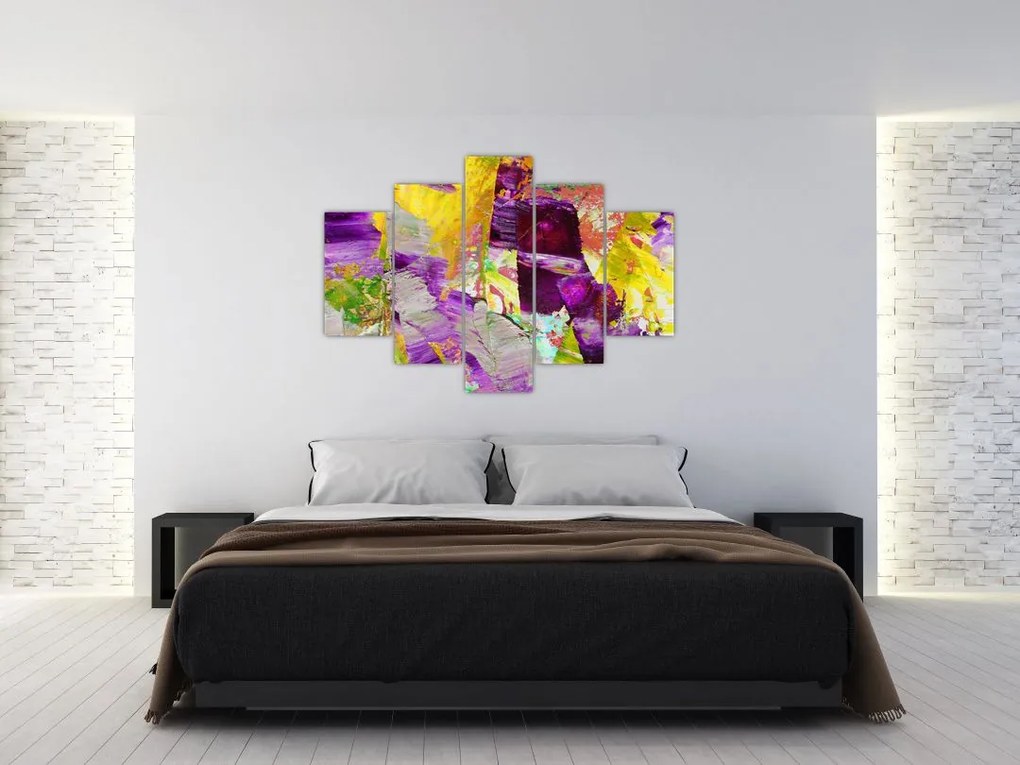 Tablou cu abstracție - pictura (150x105 cm)