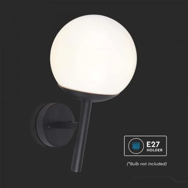 Lampă de perete de exterior 1xE27/60W/230V IP44 negru