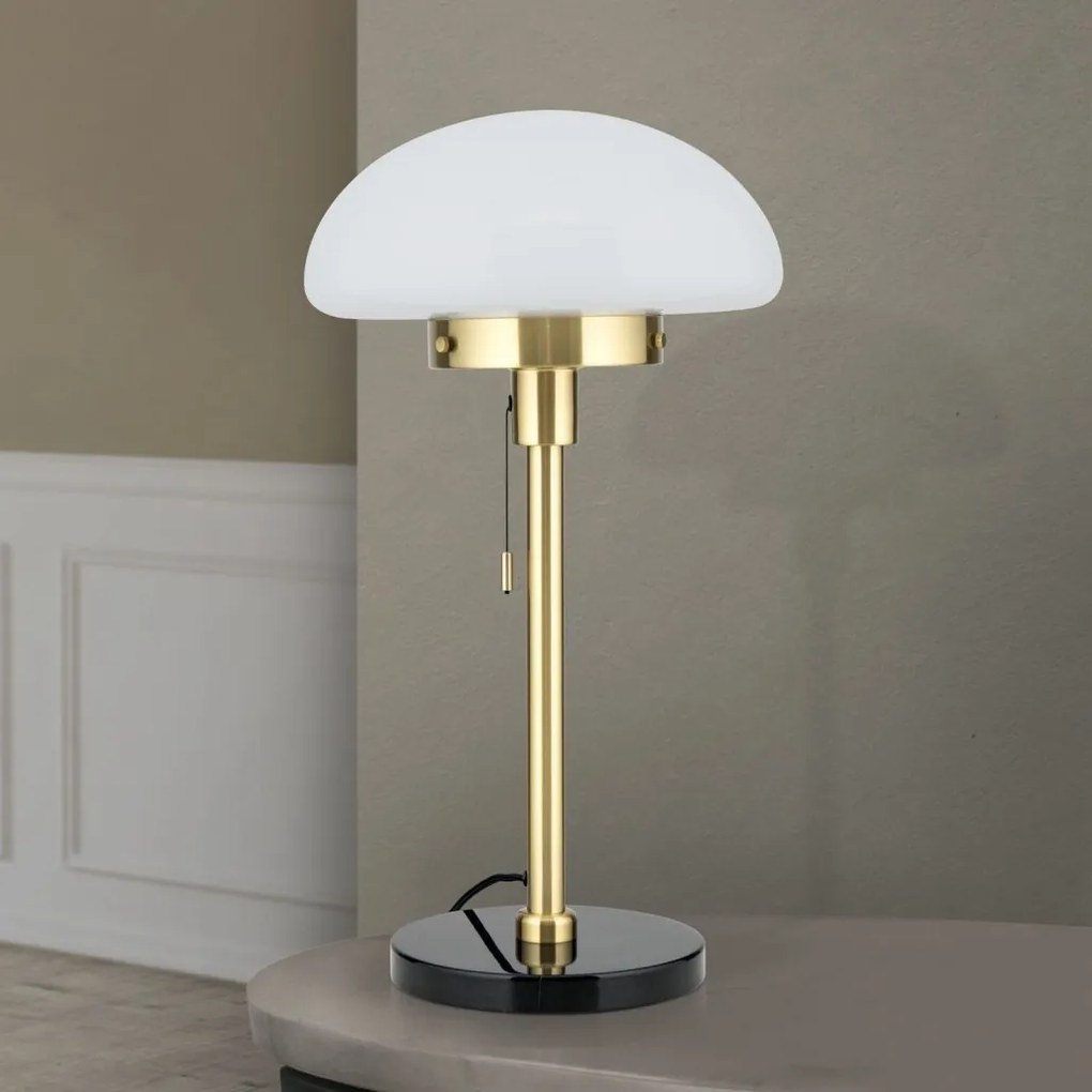 Veioza/Lampa de masa design elegant SPARTA alama/negru