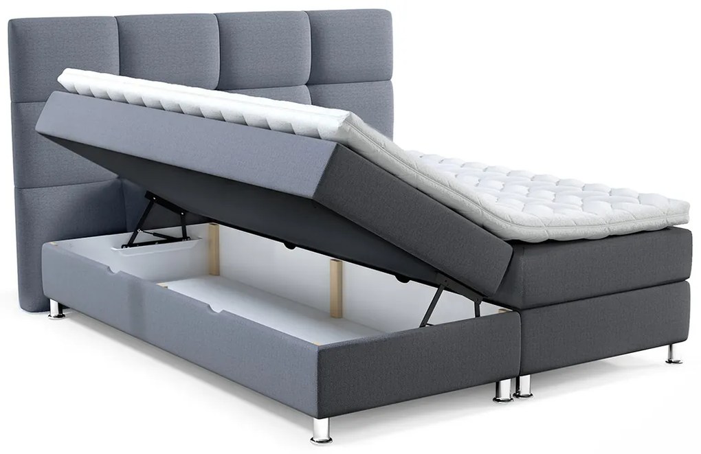 Pat matrimonial Boxspring 140 cm Amarydia (fresh 32). 1054284