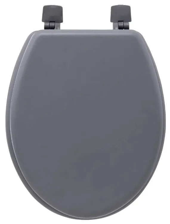 Capac toaleta BAT, duroplast, gri, universal, 36 x 48 x H 5 cm