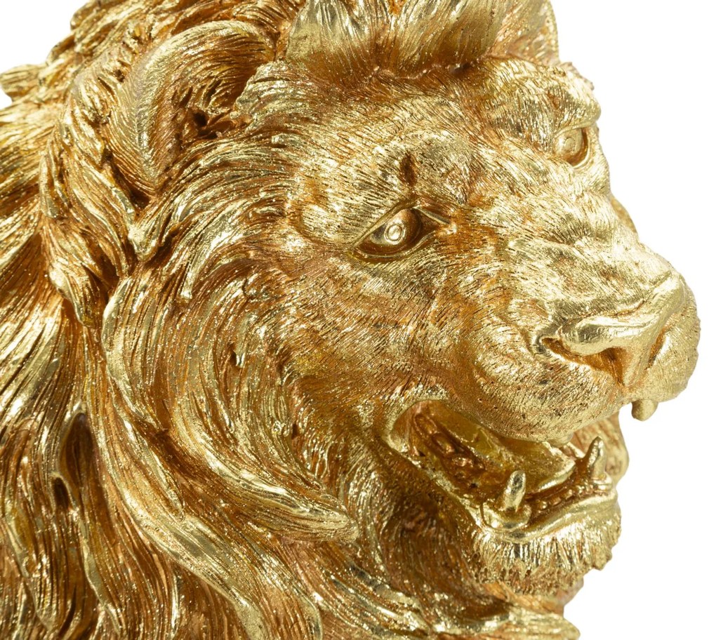 Mauro Ferretti Statueta Decorativa Leul Shant 45X29X53 | Aosom Romania