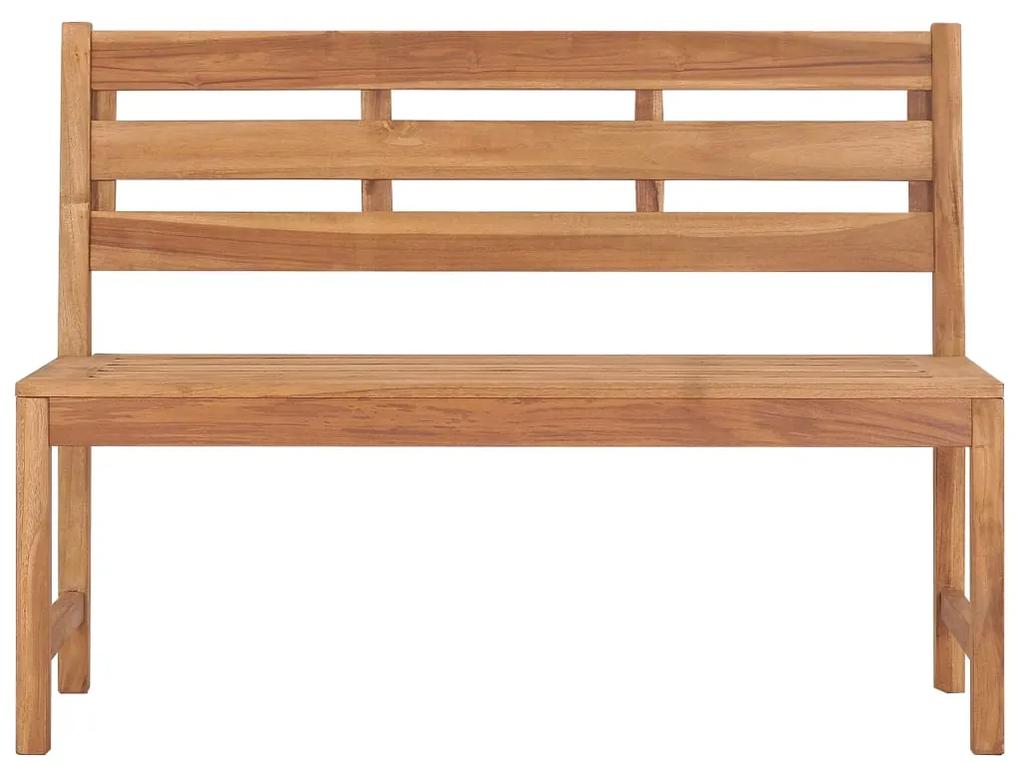 Banca de gradina, 120 cm, lemn masiv tec 1, 120 x 59 x 90 cm, 120 x 59 x 90 cm