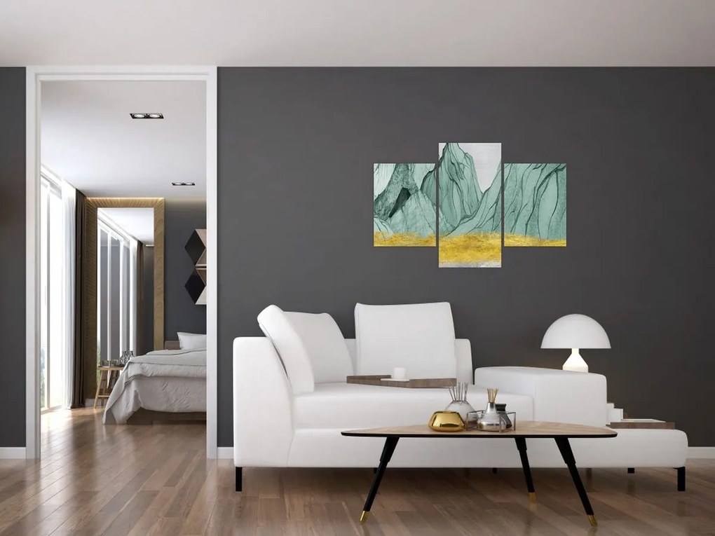 Tablou - Munții Smarald N⁰1 (90x60 cm)
