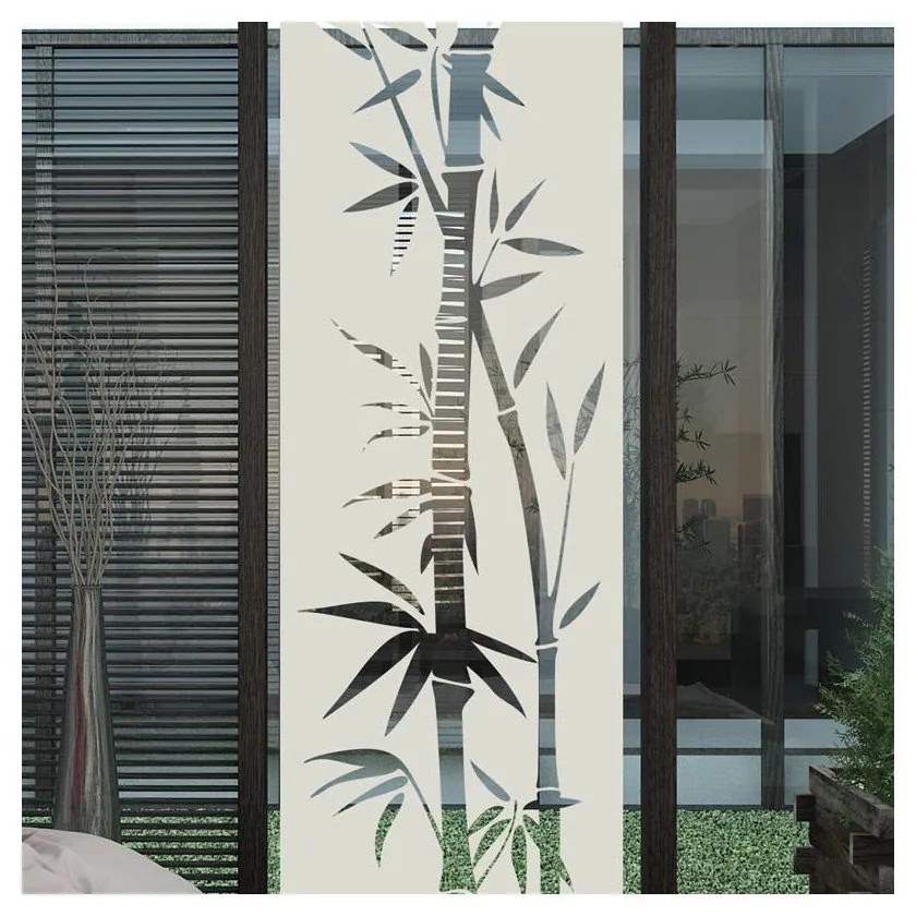 Autocolant rezistent la apă, pentru cabina de duș, Ambiance Bamboo