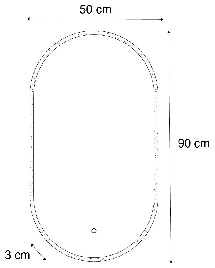 Oglinzi moderne de baie cu LED și dimmer tactil - Bouwina