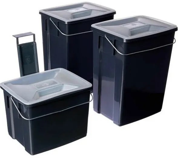 Set de reciclare Curver Biobox 2x10 l + 6 l