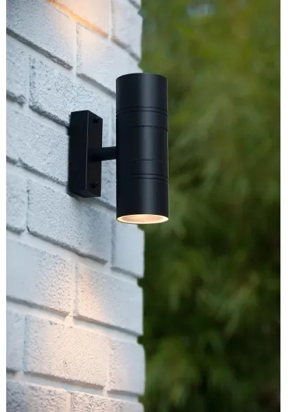 Lucide 14867/11/30 - Aplică perete exterior LED ARNE-LED 2xGU10/5W/230V