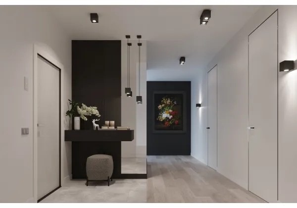 Aplică LED MURO 1xG9/4W/230V negru Brilagi