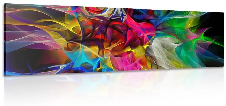 Tablou haosului colorat abstract