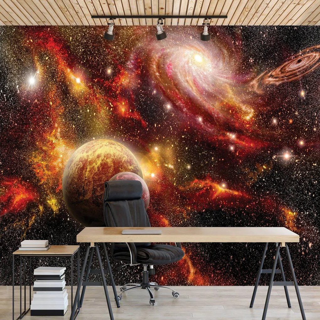 Fototapet - Cosmos colorat (254x184 cm)