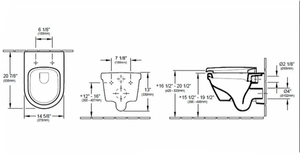 Set vas wc rimless cu capac soft close VilleroyBoch Architectura, rezervor incastrat si clapeta alba Viconnect