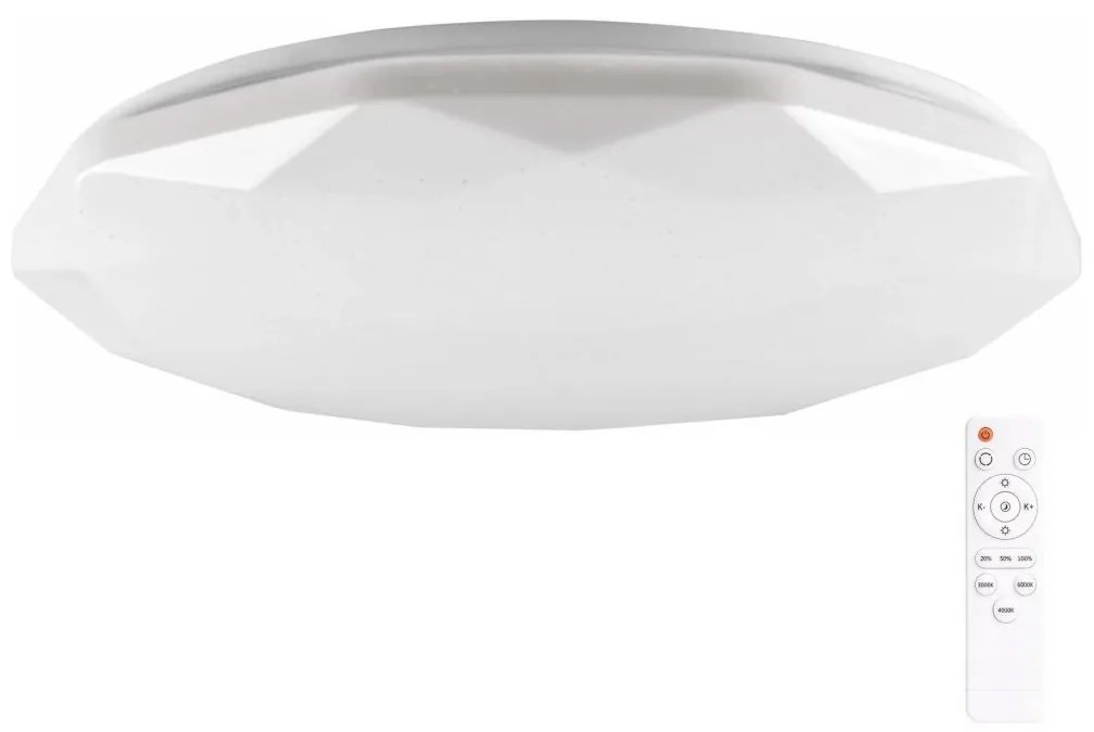 Plafonieră LED dimabilă GALAXY LED/72W/230V 3000-6000K IP44 + telecomandă