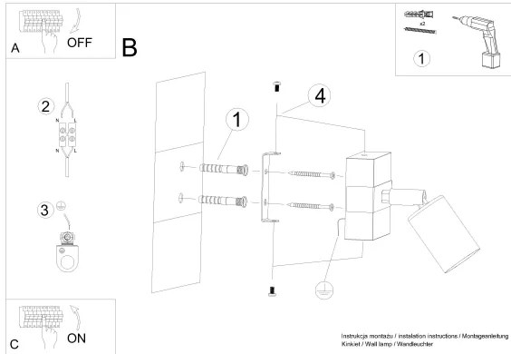Spot Sollux SL.1295 ZUCA 1xE27/15W/230V negru