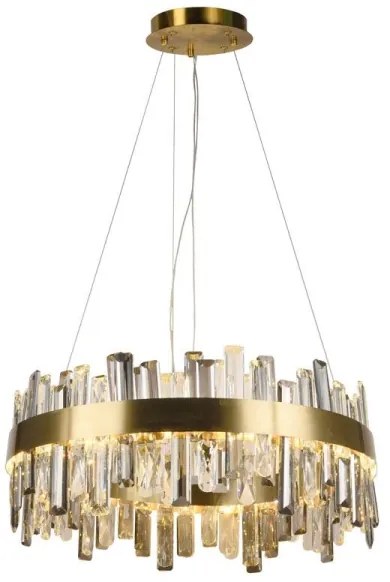 Lustră LED de cristal dimabilă pe cablu LED/80W/230V + telecomandă