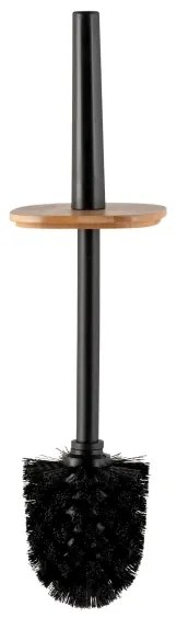 WENKO 25304100 - Set WC ROTELLO 10x36 cm negru/maro