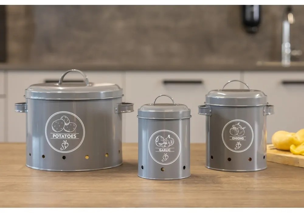 Recipient din oțel pentru ceapă și usturoi Secret Du Potager – Esschert Design