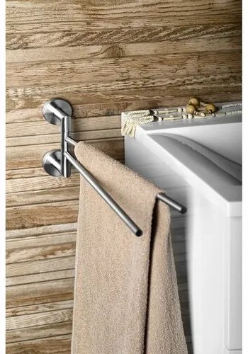 SAPHO XS405 X-Steel suport rotativ pentru prosoapedublu 42 cm, inox