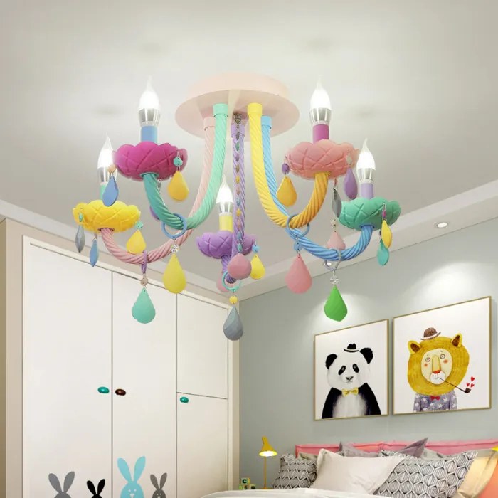 RAINBOW SHORT Lustra Living Lampă pentru copii by Anzazo