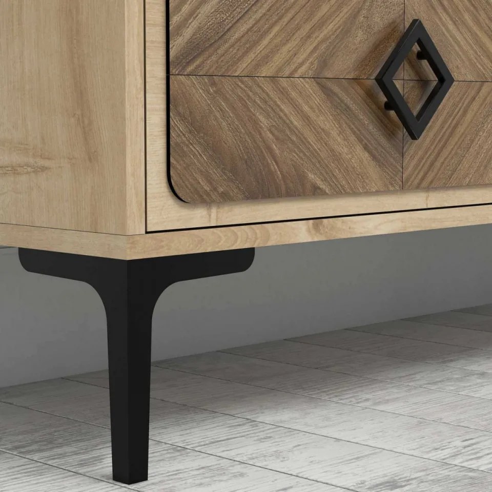 Ansamblu Comoda TV Samba, Stejar