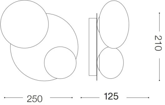 Plafonieră LED Ideal Lux NINFEA 2xG9/3W/230V alb