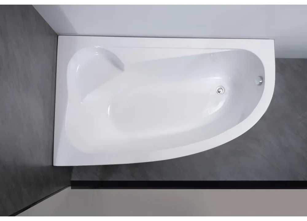 Nizza Căzi de baie pe colț asimetrice L 150x100
