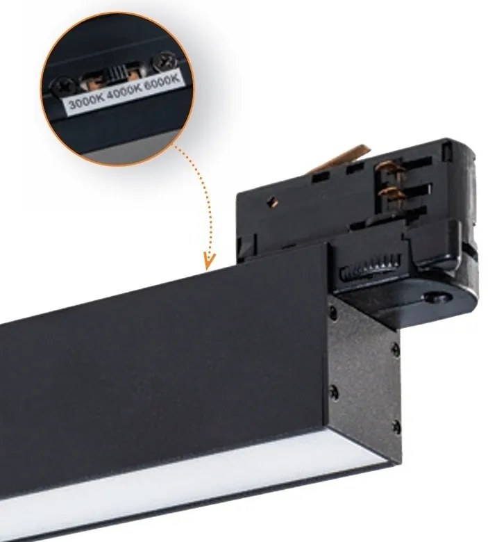 Accesoriu, Modul LED pentru sina trifazata TANKER TRACK 3LINE 40W CCT