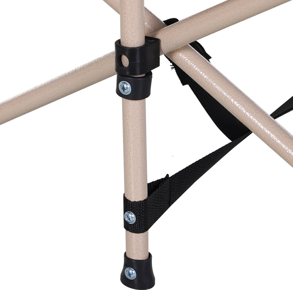 Outsunny Pat portabil, Pat de camping, pliabil, rezistent la intemperii, inclusiv geantă de transport, 190 cm x 68 cm x 52 cm, Albastru | Aosom Romania